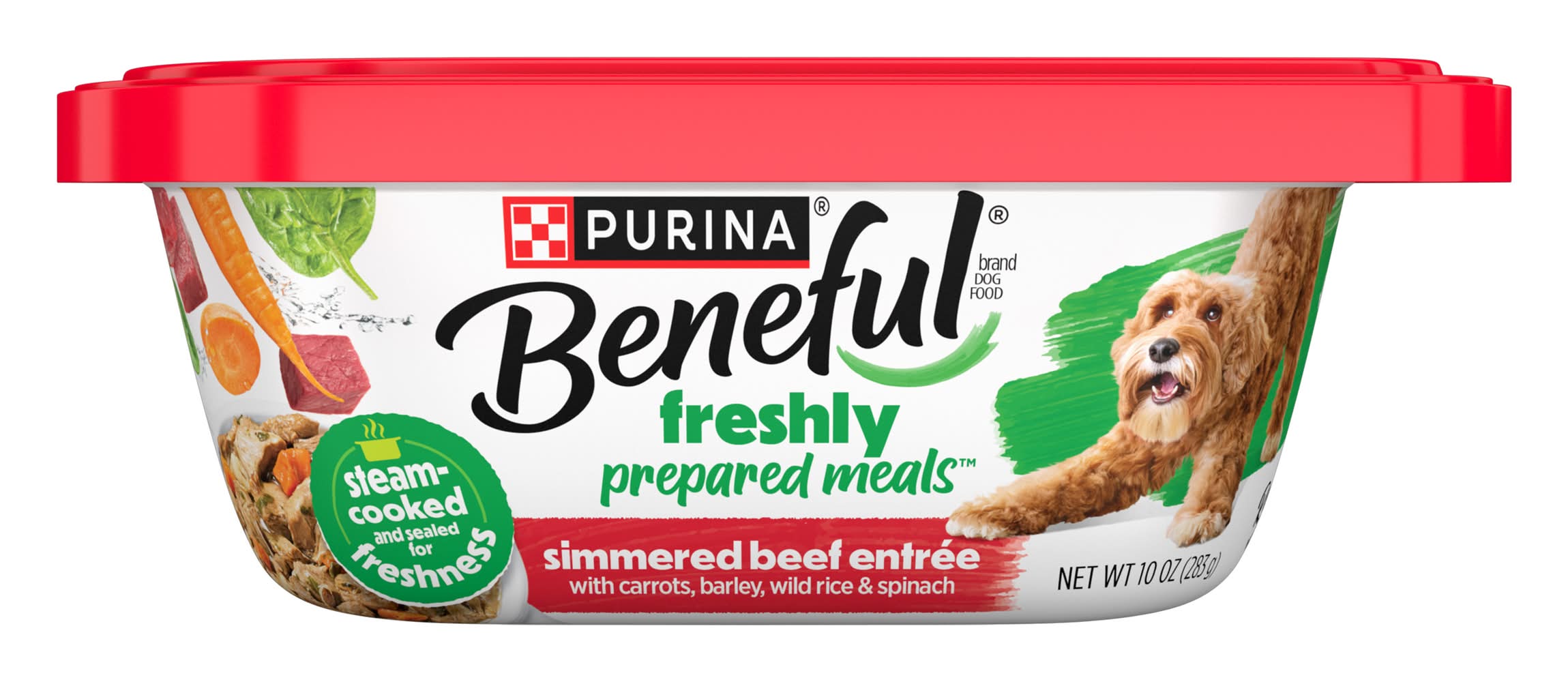 Purina Beneful Freshly Prepared Meals Simmered Beef Entrée Dog Food (10 oz)