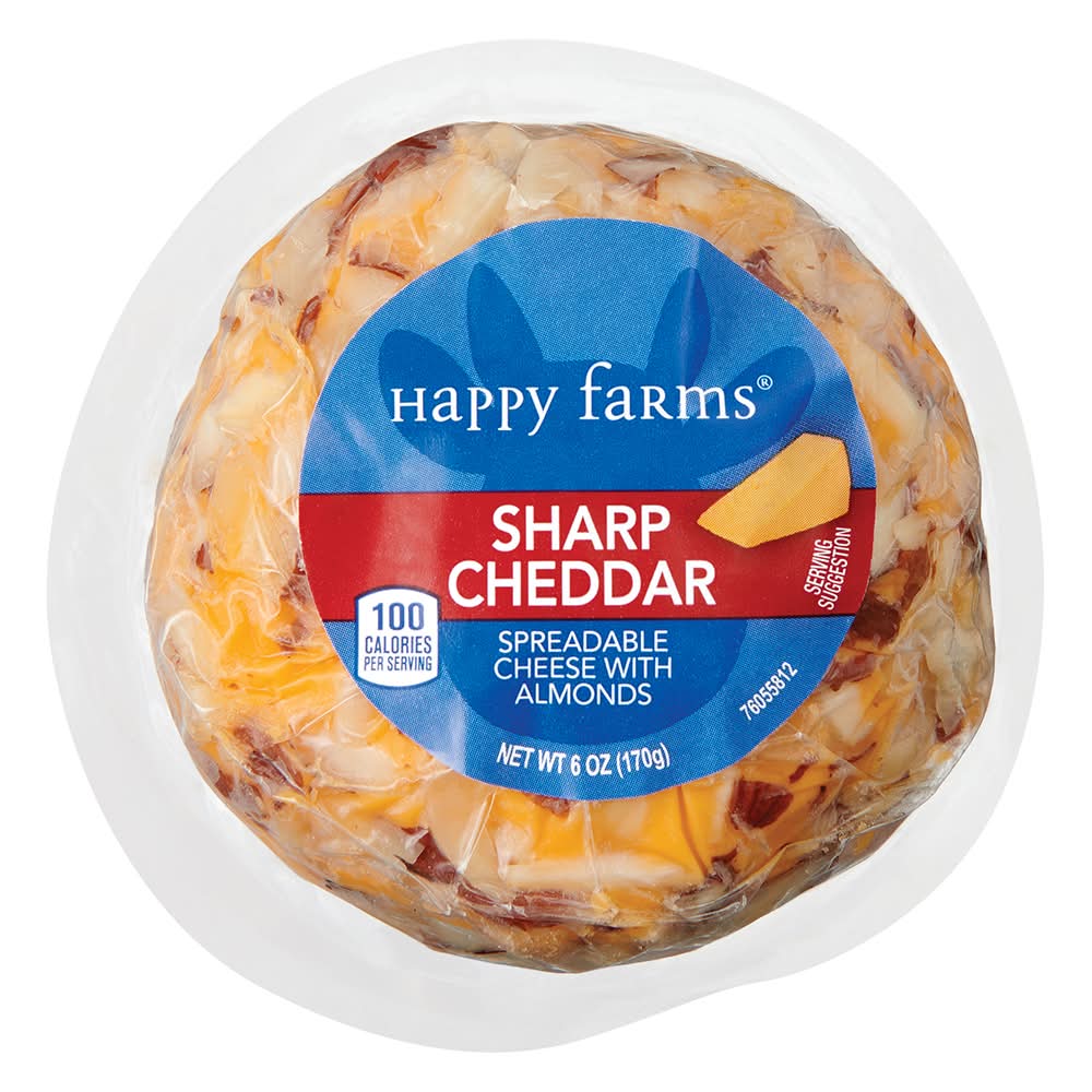 Happy Farms Sharp Cheddar Deli Style Cheese Ball (6 oz)