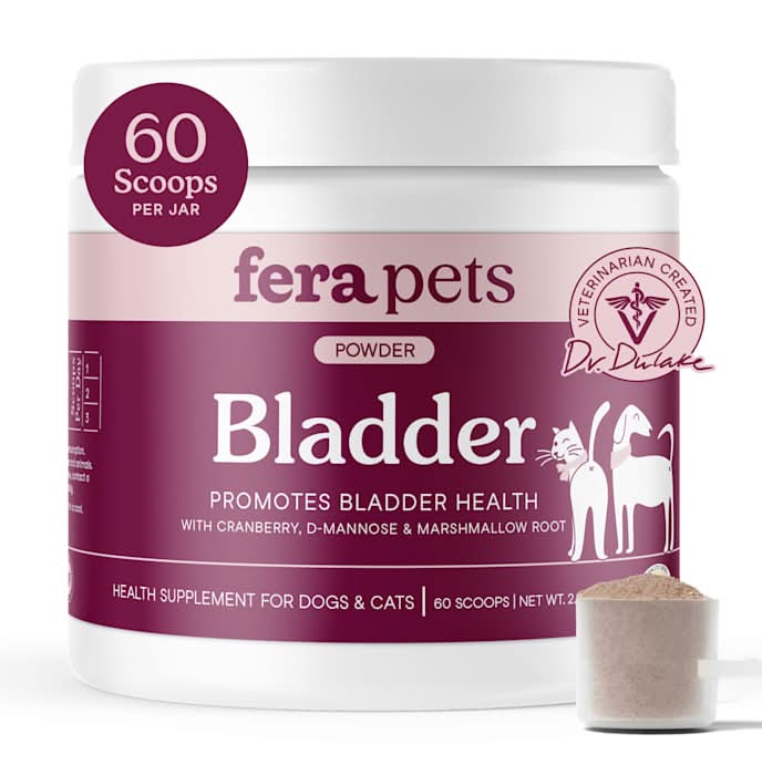 Fera Pets Chicken Bone Broth Flavor Bladder Supplement Support for Dogs & Cats, 2.16 oz.