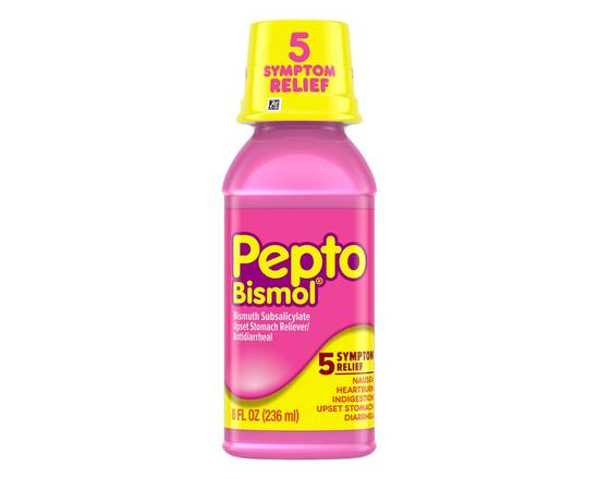 Pepto Bismol · Original 5 Symptom Stomach Reliever & Antidiarrheal (8 fl oz)