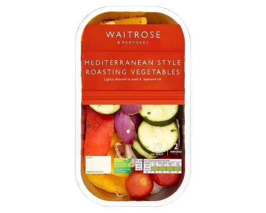 Waitrose & Partners Mediterranean Style Roasting Vegetables 400g