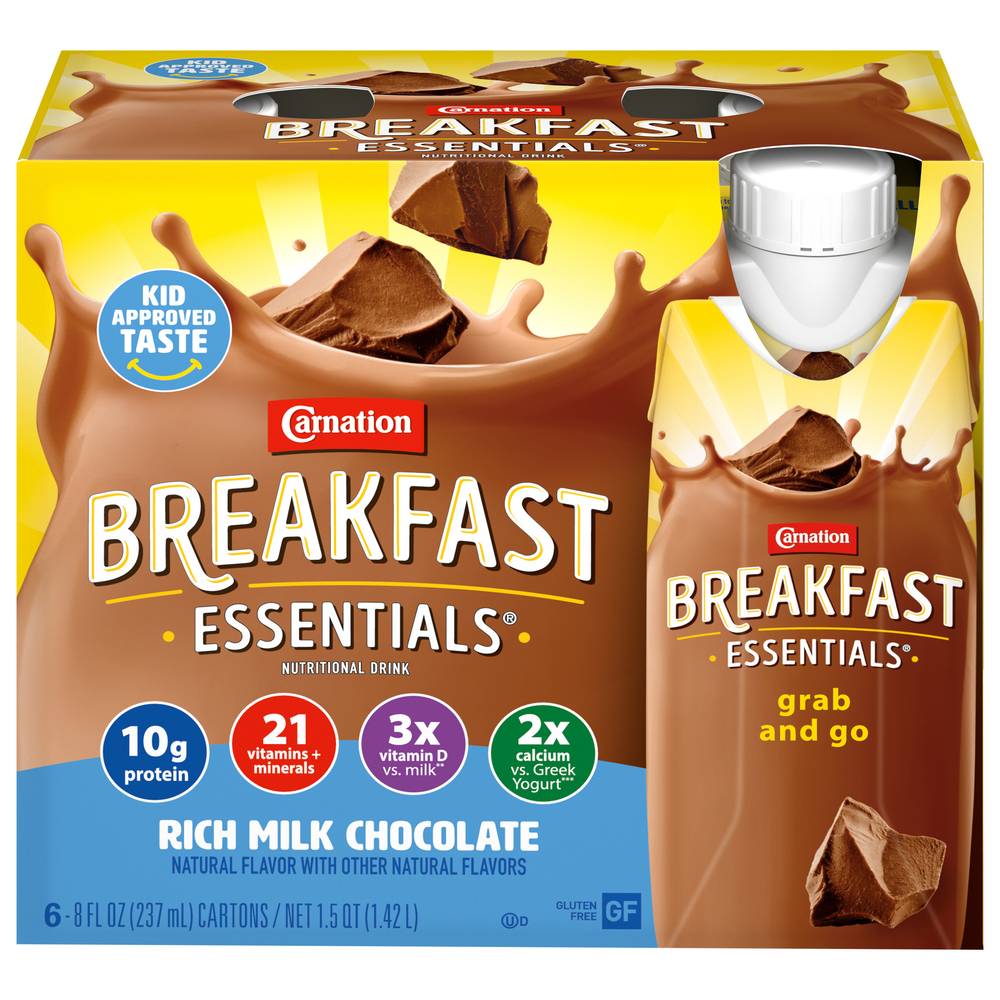 Carnation Breakfast Essentials Nutritional Drink (6 ct)