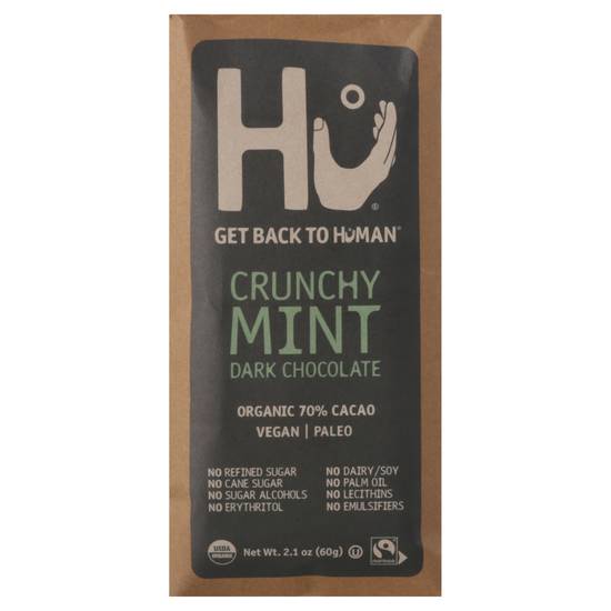 Hu Crunchy Mint Dark Chocolate - 2.1oz : Target