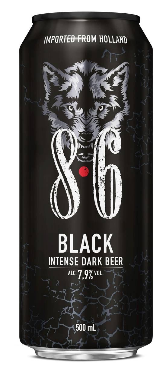 8.6 - Bière black intense dark (500 ml)