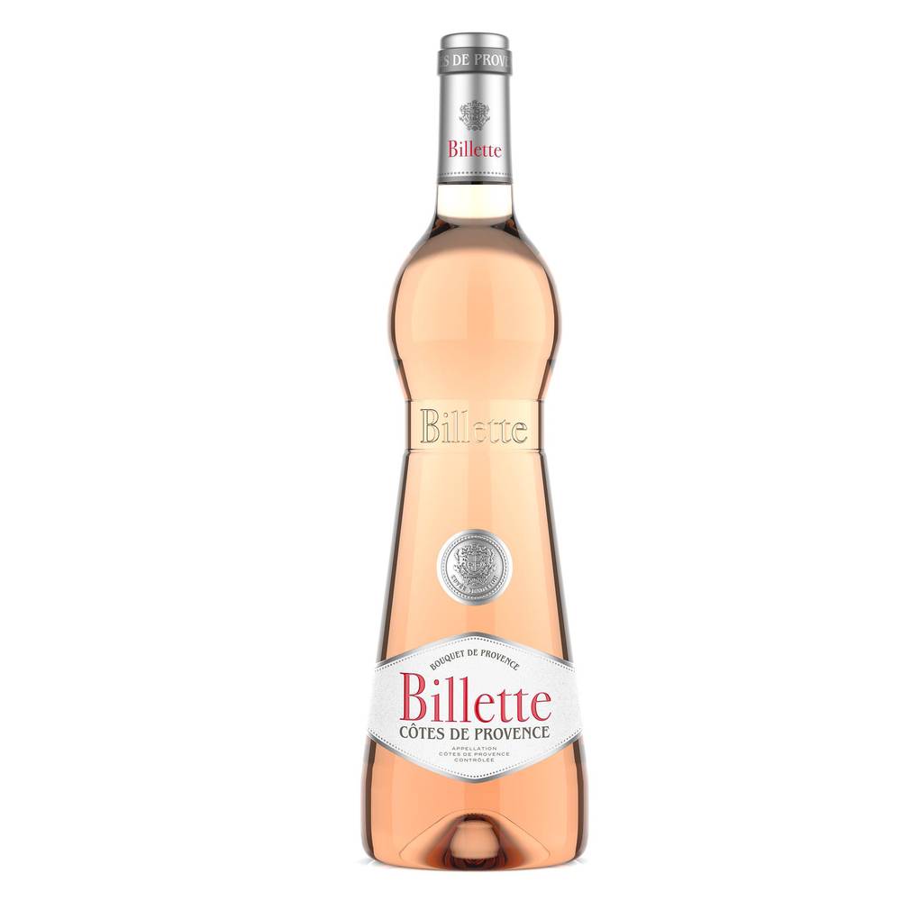 Billette - Vin rosé sud de la France côtes de Provence (750 ml)