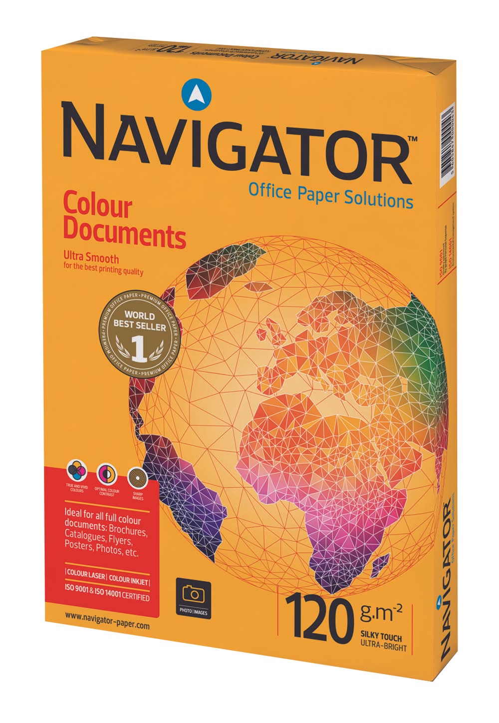 Resma de Papel de Impressão A4 500 Folhas 120g/m2