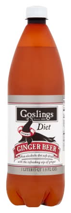 Goslings Diet Ginger Beer (33.8 fl oz)