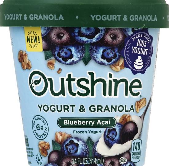 Outshine Blueberry Acai Frozen Yogurt & Granola (14 fl oz)