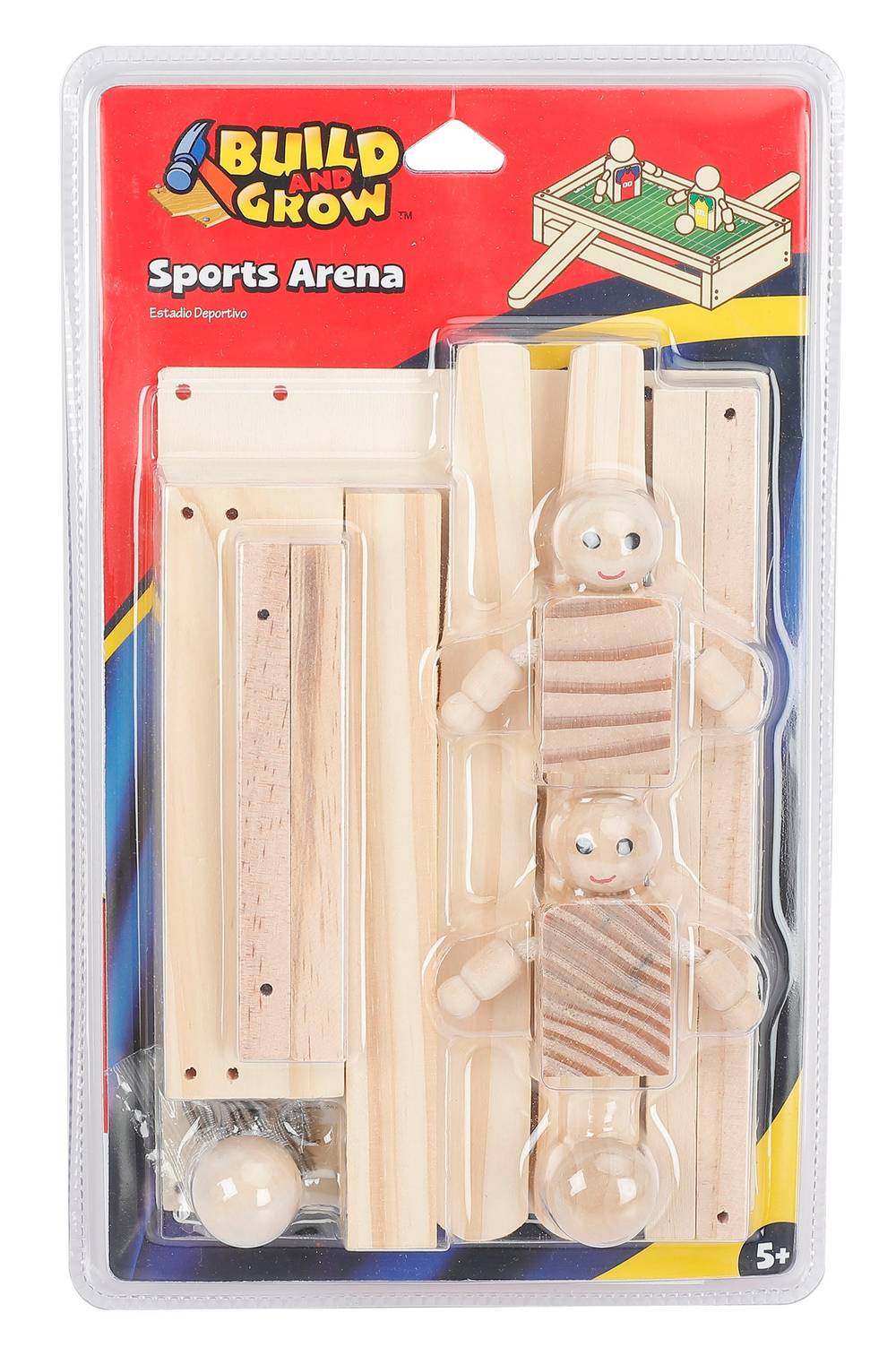 Build and Grow Kid's Beginner Sports Arena Project Kit | 64570