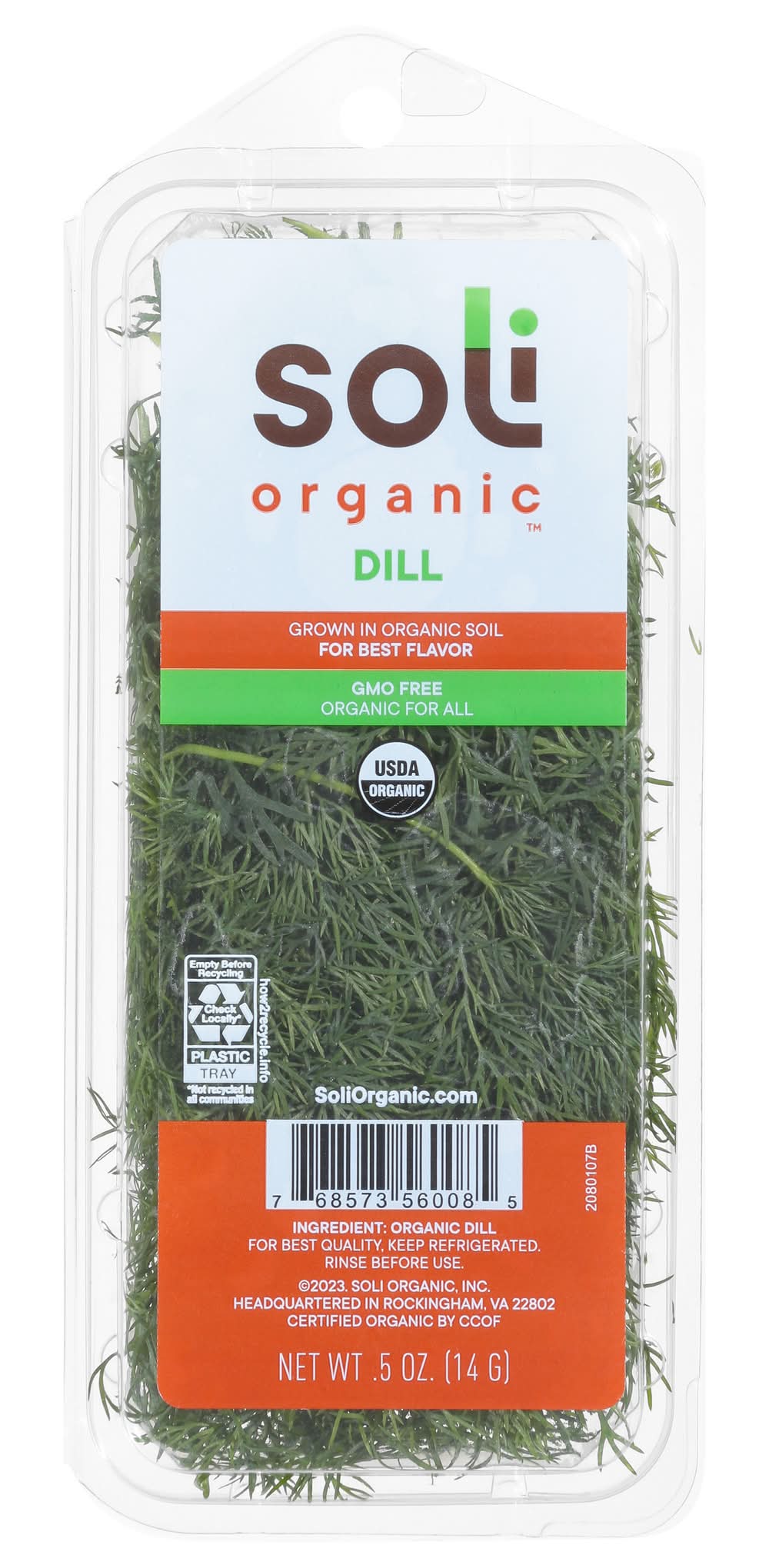 Soli Organic Dill (5 oz)