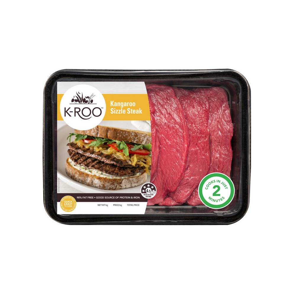 K-Roo Kangaroo Sizzle Steak