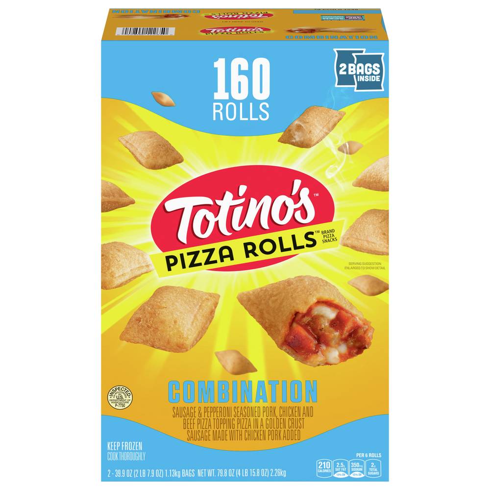 Totino's Combination Pizza Rolls (2 x 2.5 lbs)