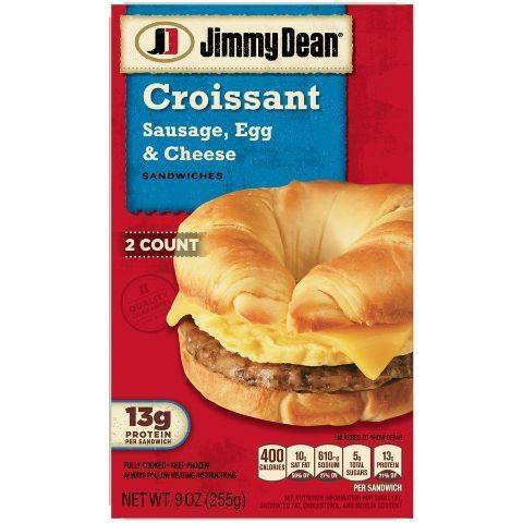 Jimmy Dean Sausage Egg Croissant 2 Pack