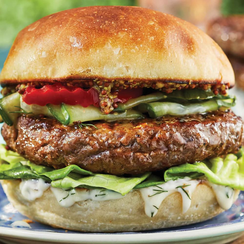 M&M Food Market Prime Rib Beef Burgers (142 g, 6 ct)