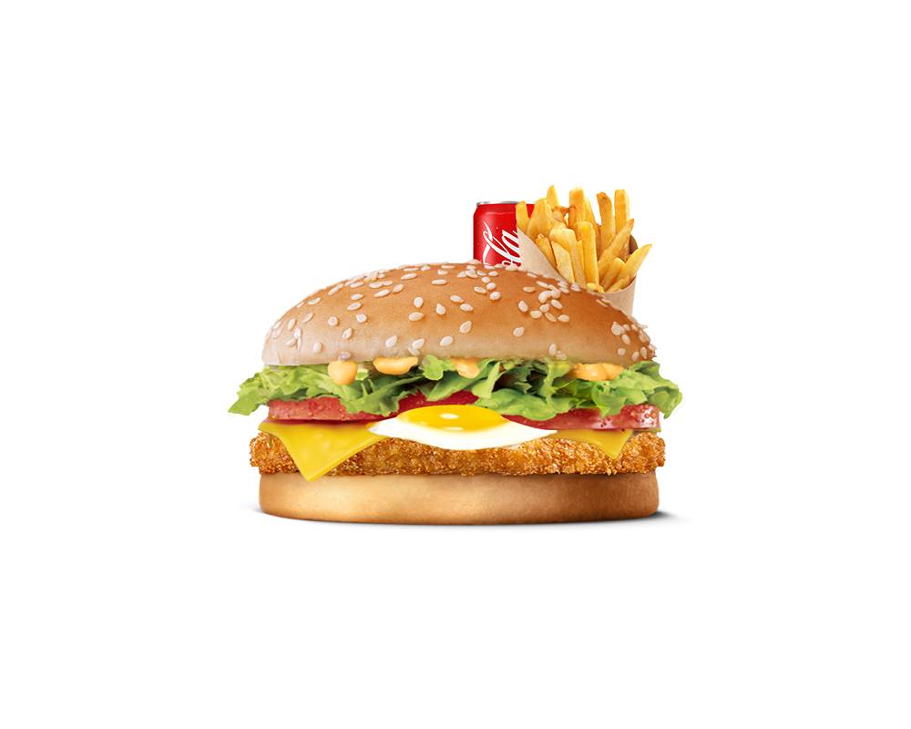 Menu burger végétarien