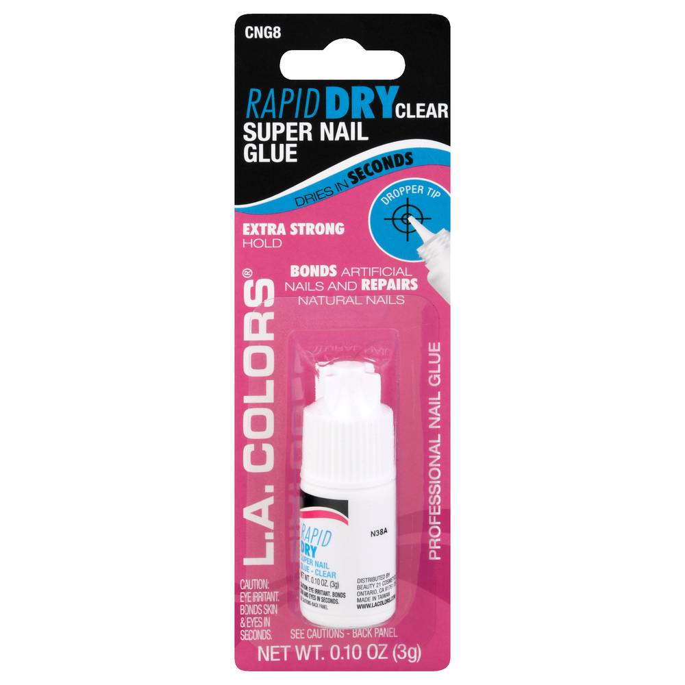 L.a. Colors Rapid Dry Clear Extra Strong Super Nail Glue