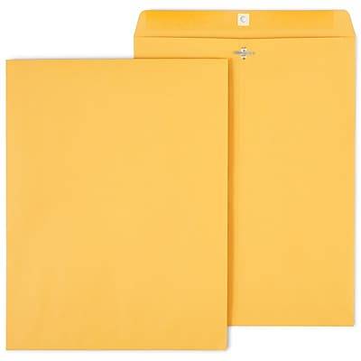 Staples Clasp & Moistenable Glue Kraft Catalog Envelopes (472902/19273) (brown) (100 ct)