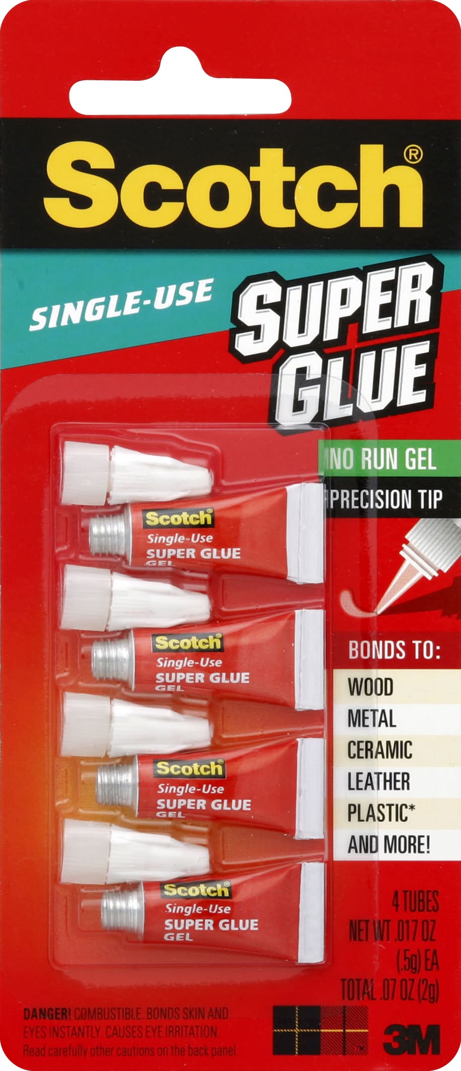 Scotch Single-Use Super Glue (0.1 oz)
