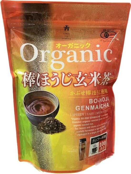 TOKYO TEA TRADINGオーガニック棒ほうじ玄米茶100包