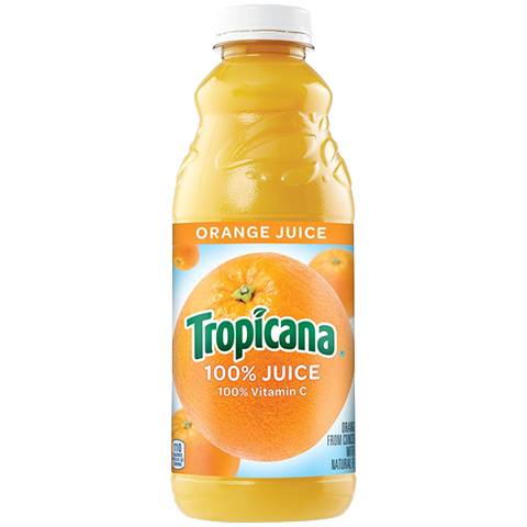 Tropicana 100% Pure Fruit Juice (32 fl oz) (orange)