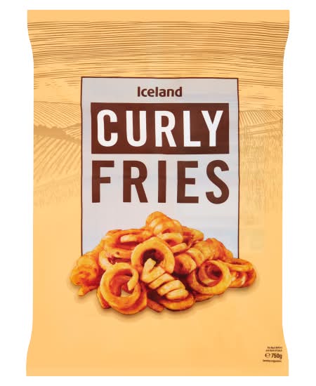 Iceland Curly Potato Fries (750g)