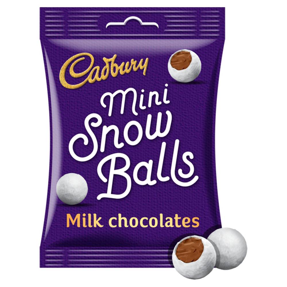 Cadbury Dairy Milk Mini Snowballs Milk Chocolate 80g