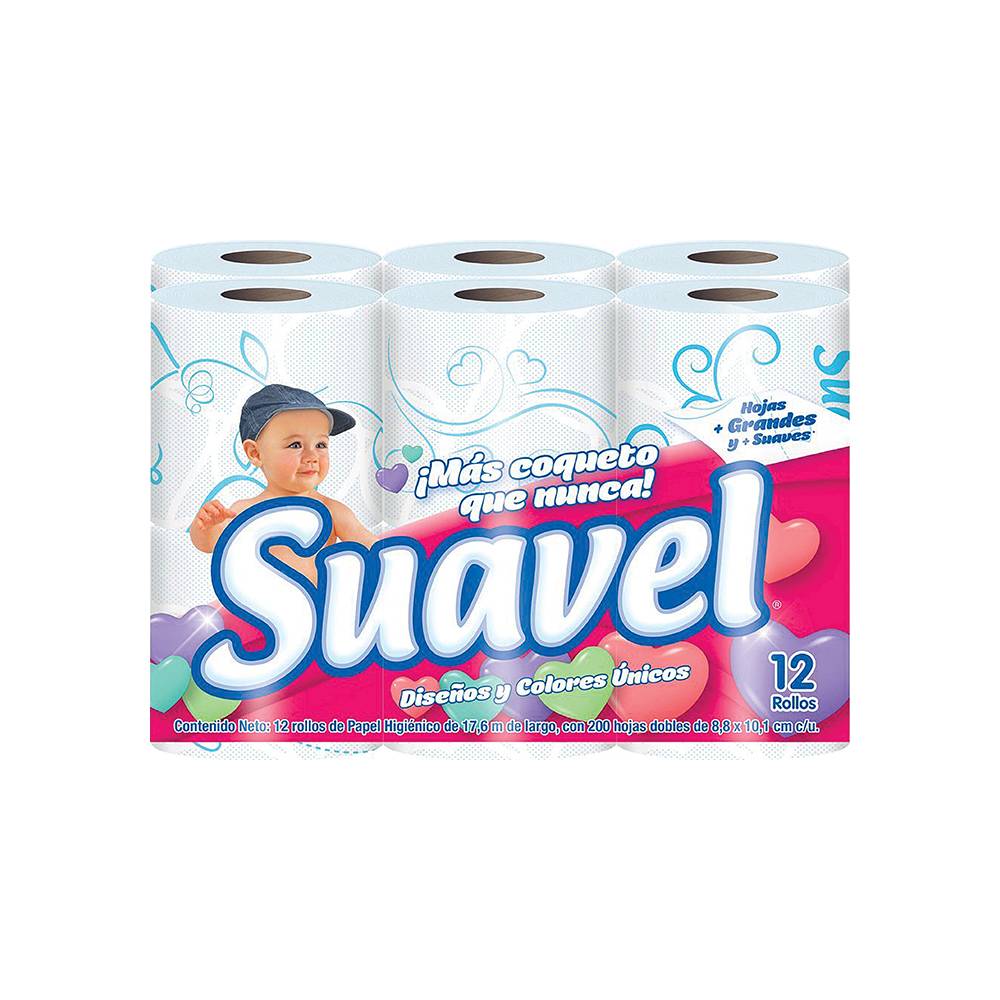 Suavel papel higiénico (12 piezas)