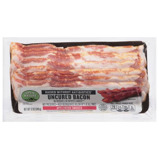 Open Nature Uncured Bacon (12 oz)