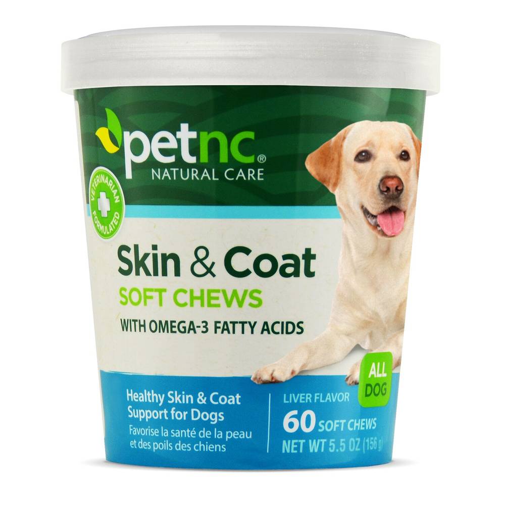 PetNC Skin & Coat Soft Chews, 60 ct
