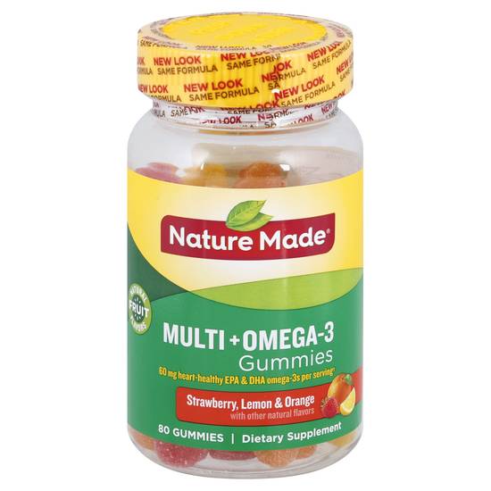 Nature Made Mlti Omega 3 Gummies (80 gummies)