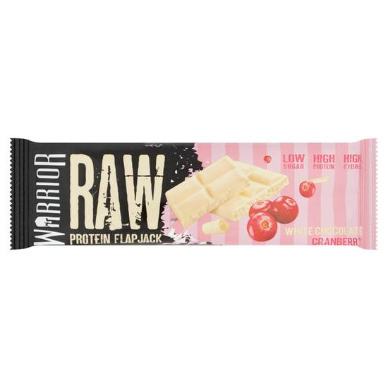 Warrior Raw Protein Flapjack White Chocolate Cranberry 75g