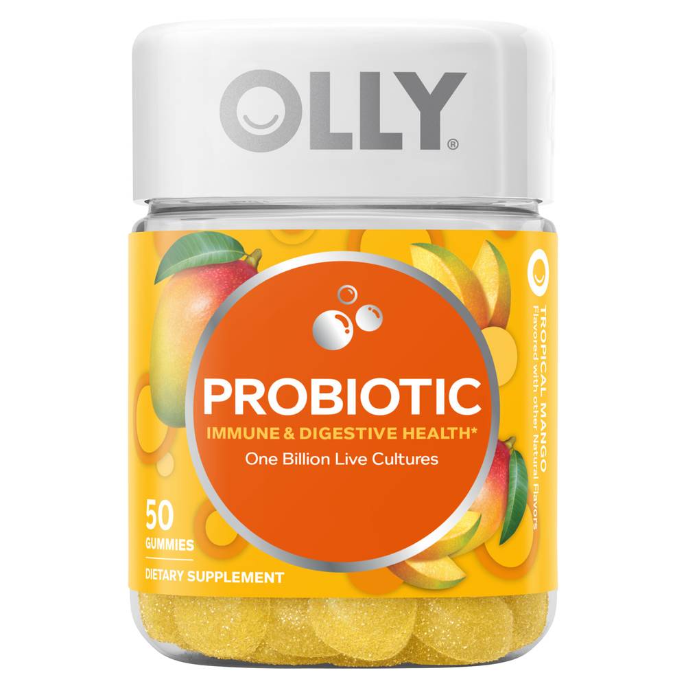 Olly Tropical Mango Probiotic Gummies (8 oz)