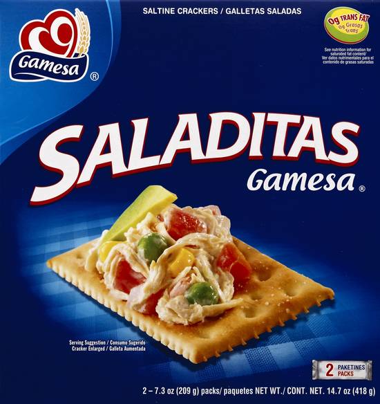Gamesa Saladitas Saltine Crackers (2 ct)