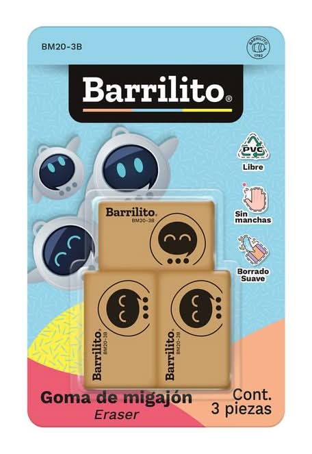 Barrilito · Goma migajón (3 un)