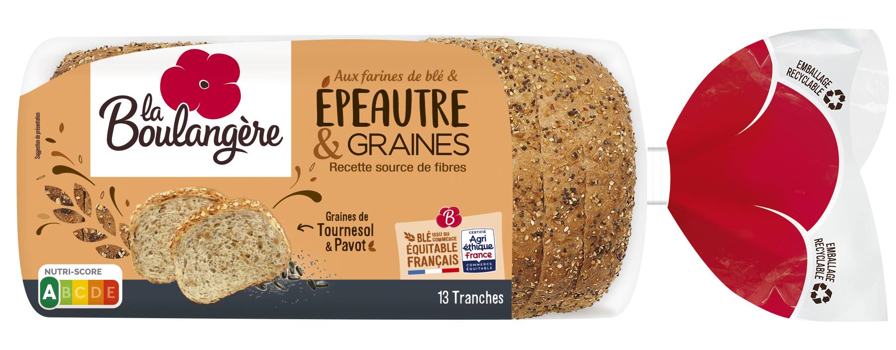 La Boulangère - Pain farine d'epeautre et graines (13)