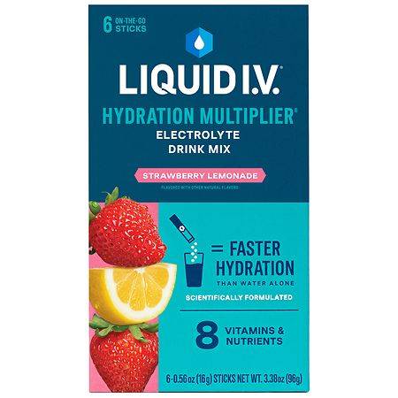 Liquid I.v. Electrolyte Drink Mix (6 ct, 0.56 oz) (strawberry lemonade)