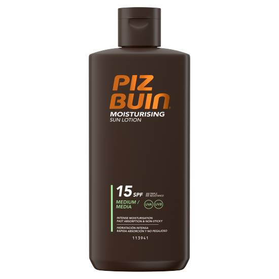 Piz Buin Moisturising Sun Lotion Spf15 Sun Cream