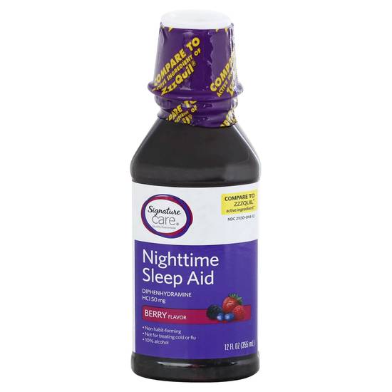 Signature Care 50 mg Berry Nighttime Sleep Aid