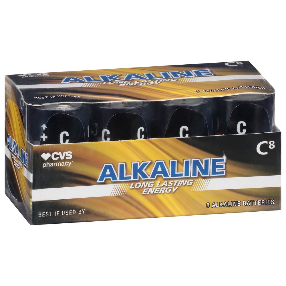 CVS Pharmacy C Alkaline Batteries (8 ct)