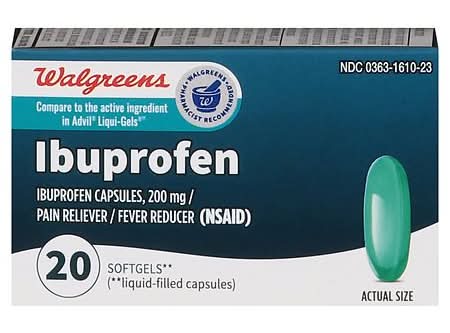 Walgreens Ibuprofen 200 mg Softgels (20 ct)