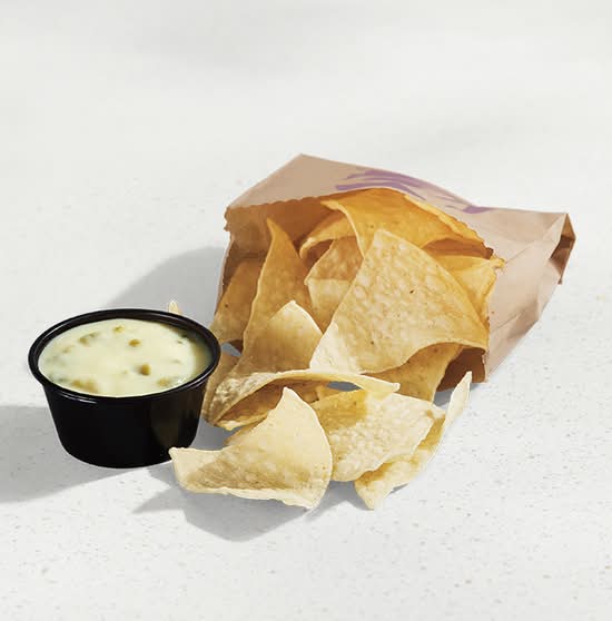 Chips & Green Chile Queso