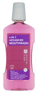 Co-op Dental Care 6 in 1 Advanced Mouthwash 500ml
