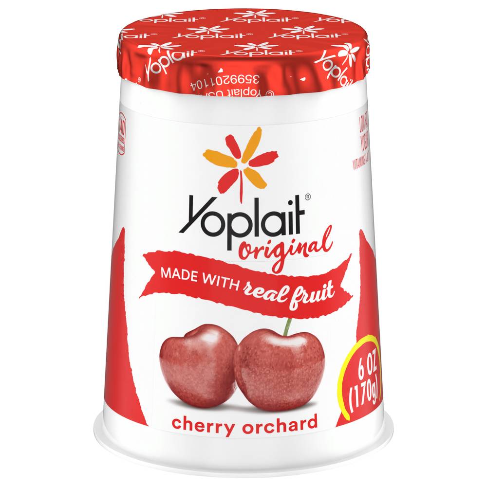 Yoplait Original Low Fat Cherry Orchard Yogurt (6 oz)