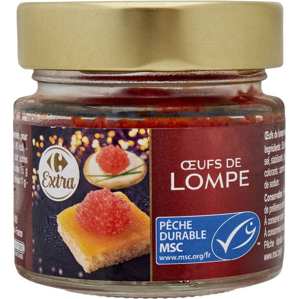 Carrefour - Oeufs de lompe rouges (80g)