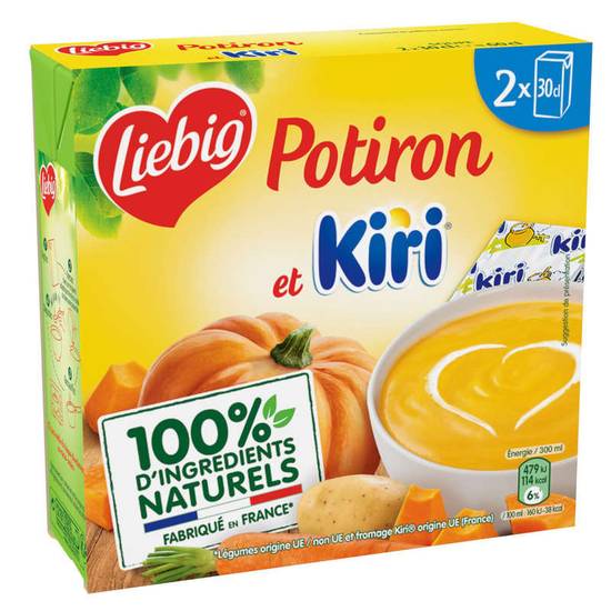 LIEBIG - Soupe de Potiron au Kiri - 2x30cl