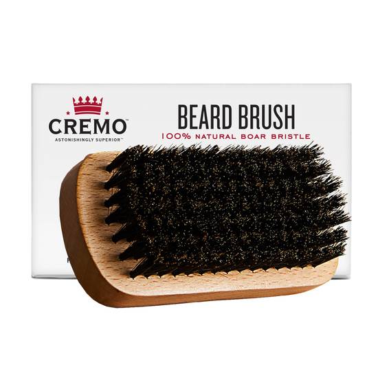 Cremo Beard Brush, 100% Natural Boar Bristle