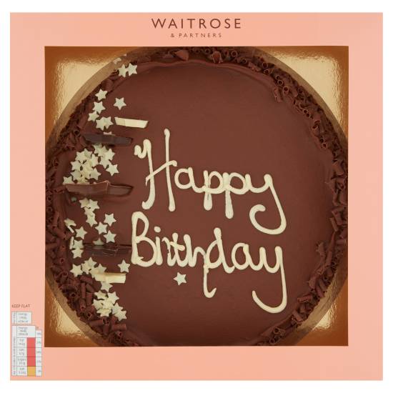 Waitrose Happy Birthday Cake