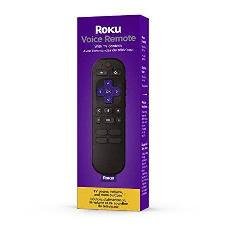 Télécommande Vocale Roku (Officielle) Pour Les Lecteurs Roku, L'Audio Roku Et Les Roku Tv™