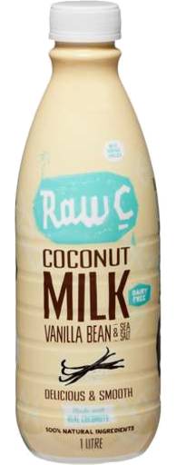 Raw C Coconut Milk Vanilla Bean With Sea Salt 1L