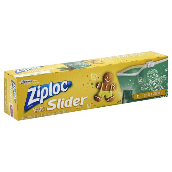Ziploc Slider Bags (15 ct)